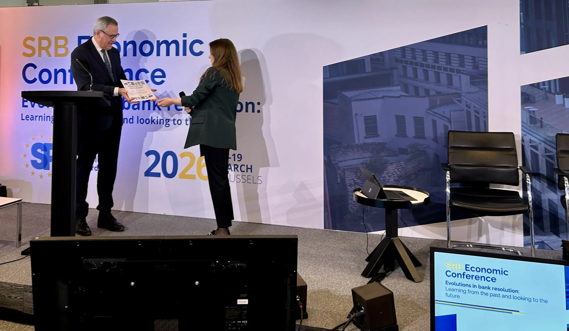 Resolution Young Researcher Award Ceremony - Helena Palma Carvalho and Dominique Laboureix