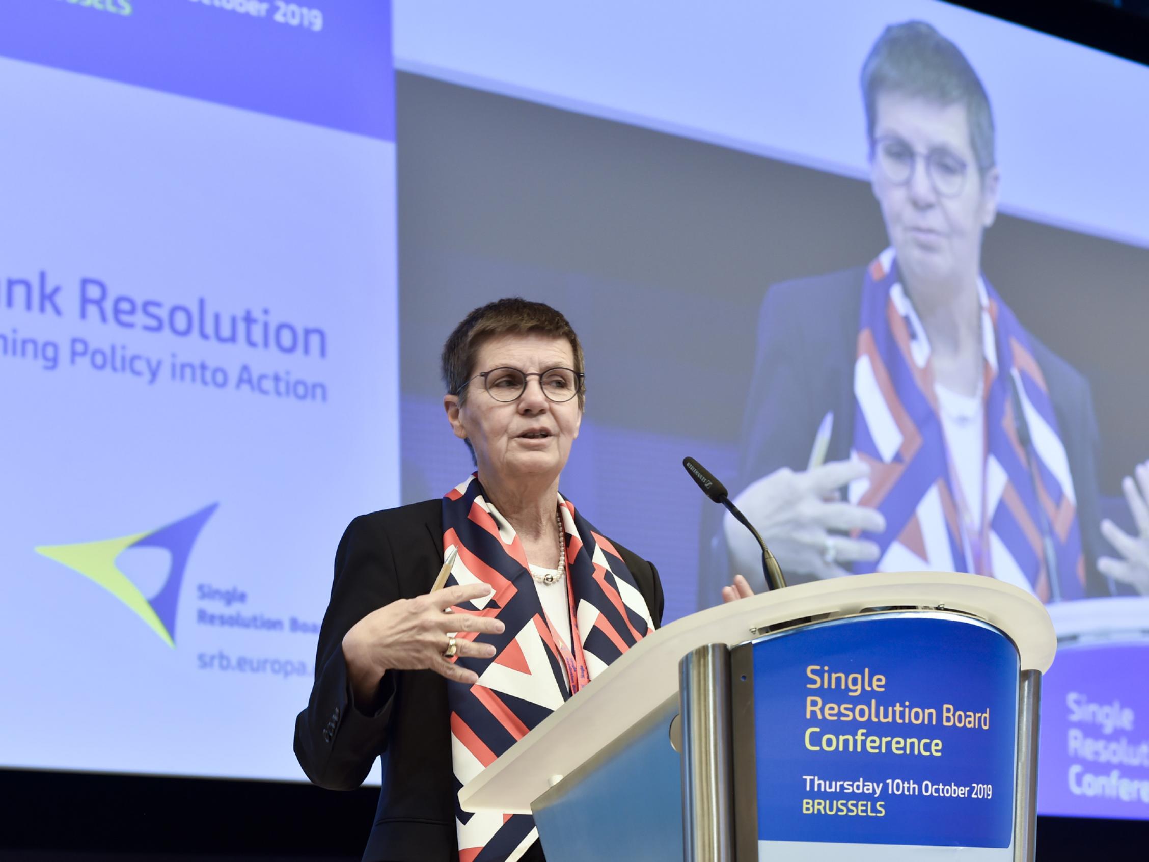 Welcome Speech, Elke König, Chair, Single Resolution Board
