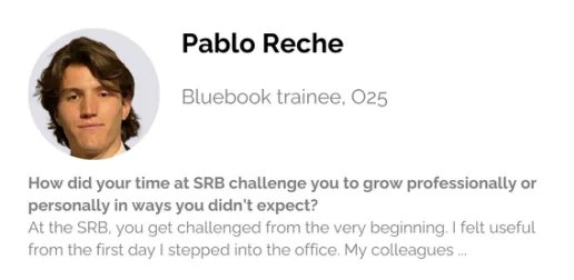 Pablo Reche testimonial O25.