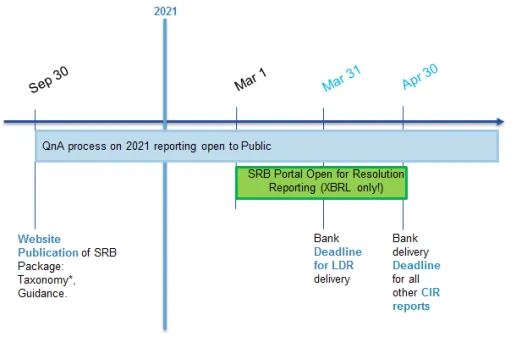 2021 resolution reporting timeline