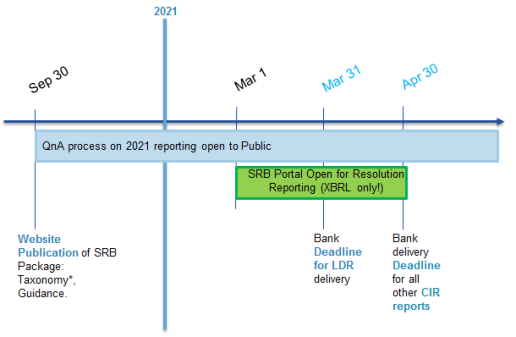 2021 resolution reporting timeline