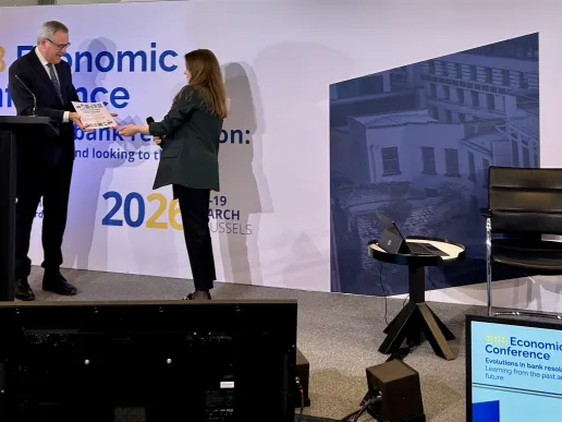 Resolution Young Researcher Award Ceremony - Helena Palma Carvalho and Dominique Laboureix